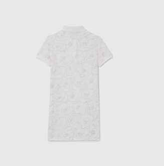 Lacoste Girl's Lacoste Juniors Holiday Flower Print Dress in White Wit