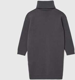 Lacoste Girl's Lacoste Juniors Interlock Knit Dress in Grey Grijs - 8J / 128cm