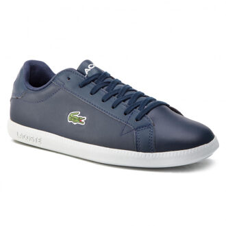 Lacoste Graduate BL 1 SMA Heren Navy/Wit Sportschoenen Blauw - EU 40 / UK 6.5