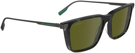 Lacoste Grijze Acetaat Zonnebril Grijs