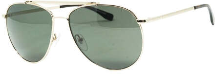 Lacoste grijze gepolariseerde lens gouden zonnebril