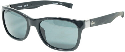 Lacoste grijze gepolariseerde lens zwarte zonnebril