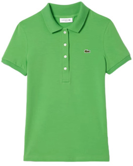 Lacoste Groene T-shirts en Polos Lacoste , Green , Dames - Xl,L,M,S,Xs