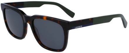 Lacoste Havana/Grey Sunglasses Lacoste , Brown , Unisex - 54 MM