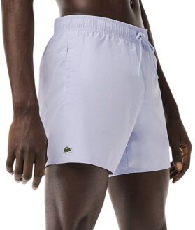 Lacoste Helder Blauw Krokodil Logo Shorts Lacoste , Blue , Heren