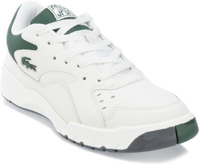 Lacoste Heren Aceline Leren Sneakers (Off White) - maat EU 41 / UK 7.5 Gebroken wit