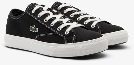 Lacoste Heren Backcourt Canvas Lage Sportschoenen (Zwart) - maat EU 41 / UK 7.5