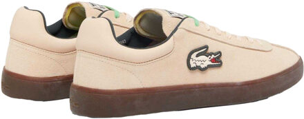 Lacoste Heren Baseshot Suède Trainers (Roze) - maat EU 42 / UK 8