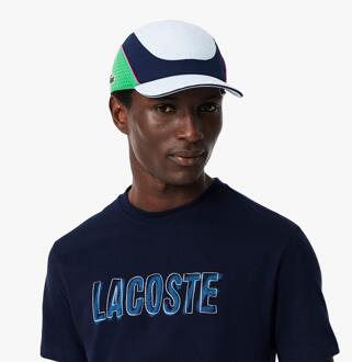 Lacoste Heren Bedrukt Ultra Dry Sport T-shirt (Blauw)