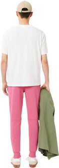 Lacoste Heren Biologisch Katoenen Slim Joggingbroek (Roze)