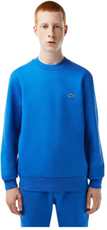 Lacoste Heren Blauwe Basic Sweater Warm. . Tijdloos. Lacoste , Blue , Heren - Xl,L,M,S