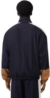 Lacoste Heren Blok Volledige Rits Jacket (Blauw) - XL/2XL