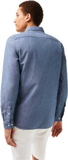 Lacoste Heren Chambray Slim Overhemd (Blauw) - 15.75 inch