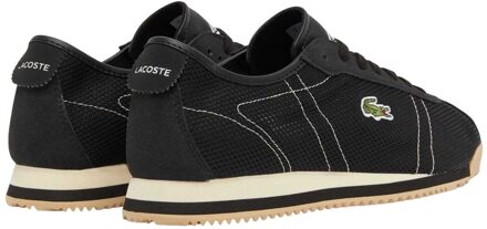 Lacoste Heren Club Suède laag uitgesneden sportschoenen (Zwart)