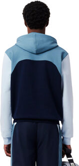 Lacoste Heren Colour Block Classic Hoodie (Marineblauw/Wit) Navy