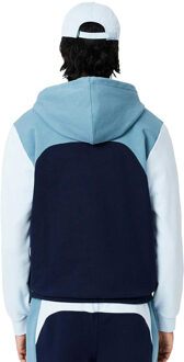 Lacoste Heren Colour Block Full Zip Hoodie (Marine) Navy - XS