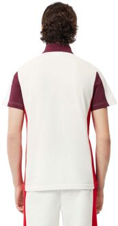 Lacoste Heren Colour Block Regular Poloshirt (Crème)