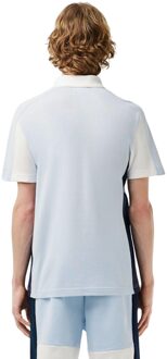 Lacoste Heren Colour Block Regular Poloshirt (Lichtblauw) - maat S