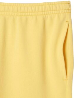 Lacoste Heren Fleece Printed Washed Shorts (Geel) - XL