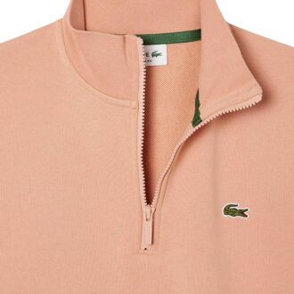 Lacoste Heren Fleece Sweatshirt met rits (Rozeachtig) - maat M
