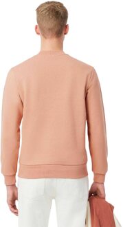 Lacoste Heren Fleece Sweatshirt met ronde hals (Rozeachtig) - maat S