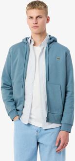 Lacoste Heren Fleece Volrits Hoodie (Blauw) - S