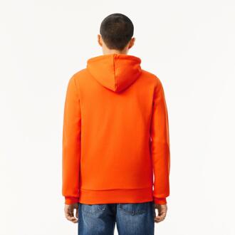 Lacoste Heren Fleece Volrits Hoodie (Oranje)