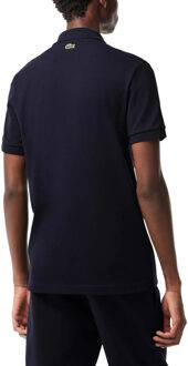 Lacoste Heren Gewatteerd Normaal Poloshirt (Blauw)