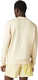 Lacoste Heren Groot Logo Classic Sweatshirt (Geel)
