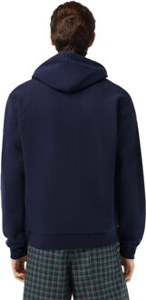 Lacoste Heren Heritage Badge Fleece Hoodie (Marine) Navy