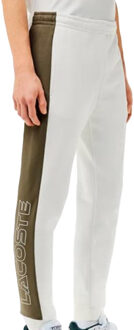 Lacoste Heren Joggingbroek Kleurblok (Crème) - M