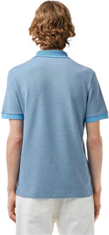 Lacoste Heren Kaviaar Piqué Regular Poloshirt (Blauw) - XS