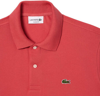 Lacoste Heren Klassiek Piqué Poloshirt (Rood) - S