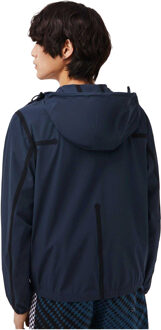 Lacoste Heren kort gerecycled polyamide trainingsjack (Blauw)
