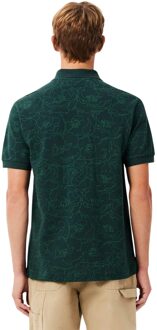 Lacoste Heren L.12.12 Bloemen Klassiek Polo Shirt (Groen) - maat
