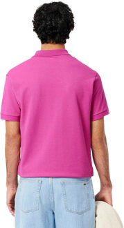 Lacoste Heren L.12.12 Original Pique Klassiek Poloshirt (Roze) - maat S