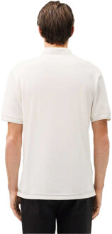 Lacoste Heren L.12.12 Pique Zwaargewicht Klassiek Poloshirt (Wit) - maat L