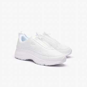 Lacoste Heren Lacoste Audyssor Zip OG Leren Trainers in Wit - EU 43 / UK 9