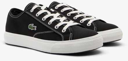 Lacoste Heren Lacoste Backcourt Canvas Low Trainers in Zwart - maat EU 43 / UK 9