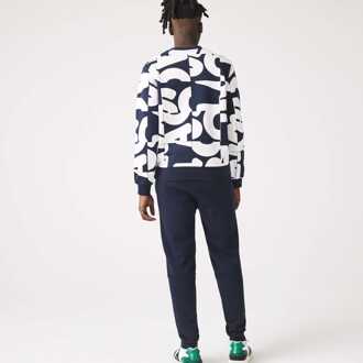 Lacoste Heren Lacoste Branded Tape Joggers in Blauw - XS