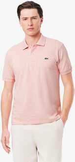 Lacoste Heren Lacoste Klassiek Fit L.12.12 Marl Poloshirt in Roze - maat L