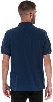 Lacoste Heren Lacoste Klassiek Fit L.12.64 Marl Pique Poloshirt in Blauw - maat