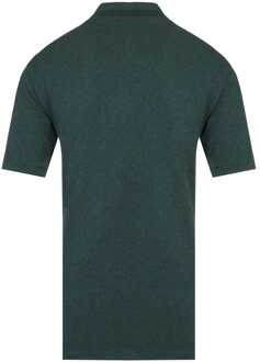 Lacoste Heren Lacoste Klassiek Fit L.12.64 Marl Pique Poloshirt in Groen Donkergroen