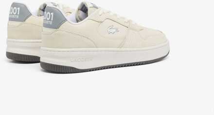 Lacoste Heren Lacoste L001 Set Suede Trainers in Wit Grijs - maat EU 43 / UK 9