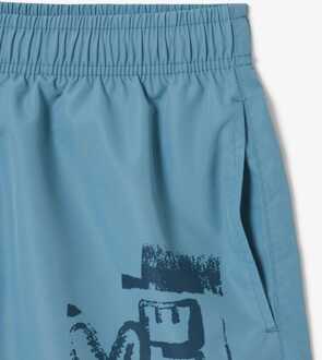 Lacoste Heren Lacoste Lange Merk Zwembroek in Blauw - XL