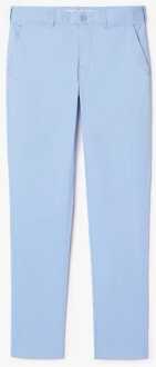Lacoste Heren Lacoste Lichtgewicht Slim-Fit Stretch Broek in Blauw - 42W/34L