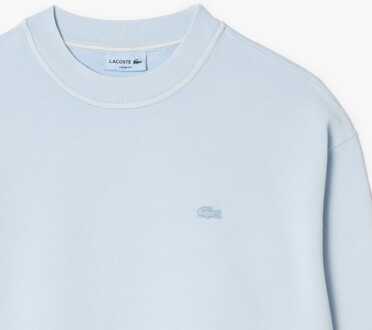 Lacoste Heren Lacoste Loose-Fit Natural Dye Sweatshirt in Blauw