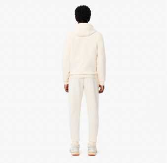 Lacoste Heren Lacoste Moonochrome Sport Sweatpants in Wit - maat