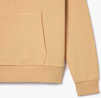 Lacoste Heren Lacoste Organic Cotton Hoodie in Beige - maat XS