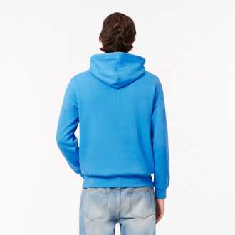 Lacoste Heren Lacoste Organic Cotton Hoodie in Blauw